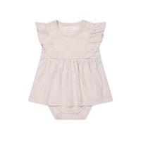 Organic Cotton Elianna Playsuit - Addie Lilac Childrens Playsuit from Jamie Kay Australia