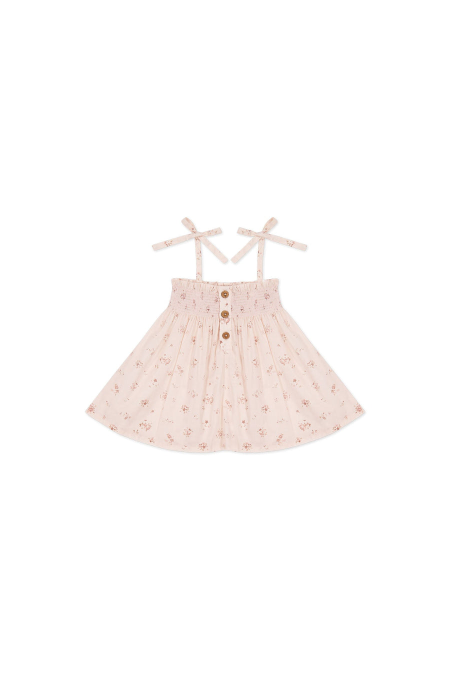 Organic Cotton Ellie Top - Petite Fleur Soft Peony Childrens Top from Jamie Kay Australia