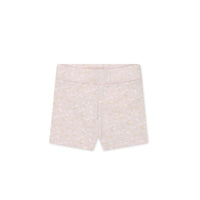 Organic Cotton Everyday Bike Short - Addie Lilac Childrens Short from Jamie Kay Australia