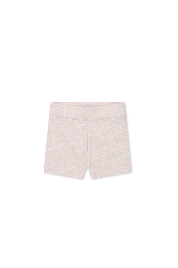 Organic Cotton Everyday Bike Short - Addie Lilac Childrens Short from Jamie Kay Australia