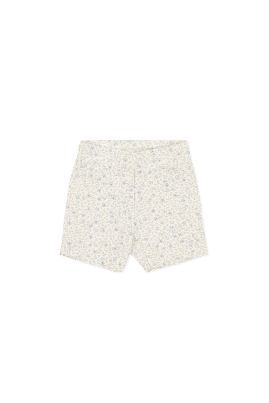 Organic Cotton Everyday Bike Short - Elodie Whisper White Childrens Short from Jamie Kay Australia
