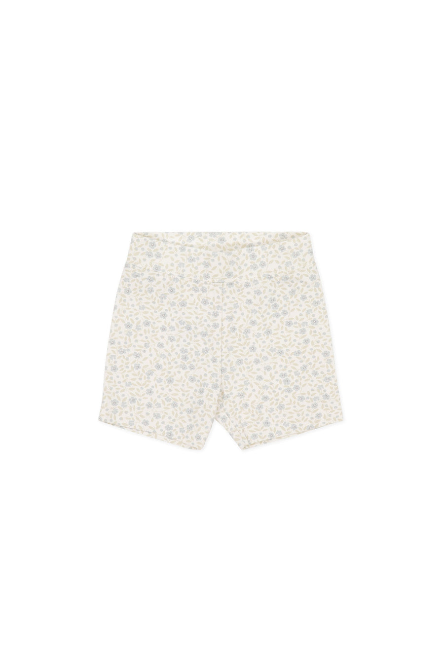Organic Cotton Everyday Bike Short - Elodie Whisper White Childrens Short from Jamie Kay Australia