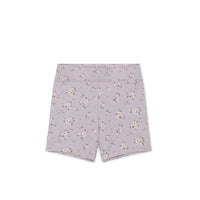 Organic Cotton Everyday Bike Short - Lulu Bloom Iris Childrens Short from Jamie Kay Australia