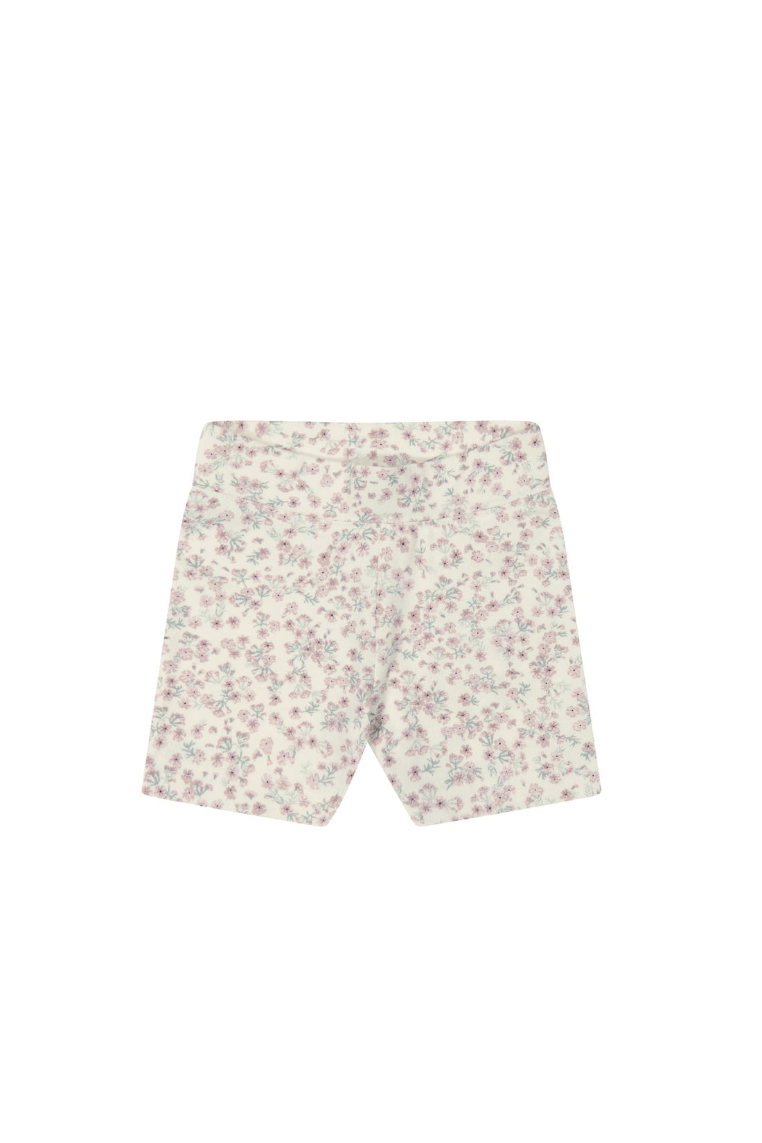 Organic Cotton Bike Short - Posy Floral Childrens Short from Jamie Kay Australia