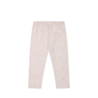 Organic Cotton Everyday Legging - Addie Lilac Childrens Legging from Jamie Kay Australia