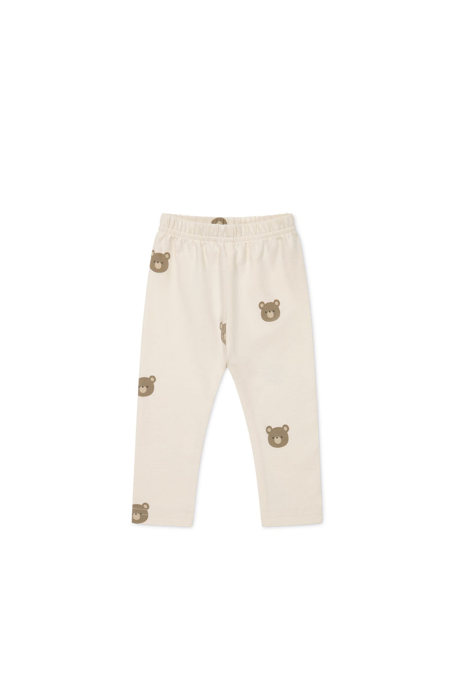 Organic Cotton Everyday Legging - Bobbie Bear Tofu Childrens Legging from Jamie Kay Australia