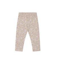 Organic Cotton Everyday Legging - Chloe Lilac Childrens Legging from Jamie Kay Australia