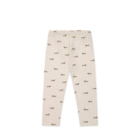 Organic Cotton Everyday Legging - Cosy Basil Cloud Childrens Legging from Jamie Kay Australia