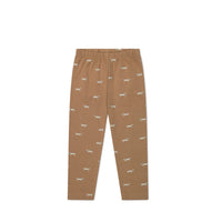 Organic Cotton Everyday Legging - Cosy Basil Spiced Childrens Legging from Jamie Kay Australia