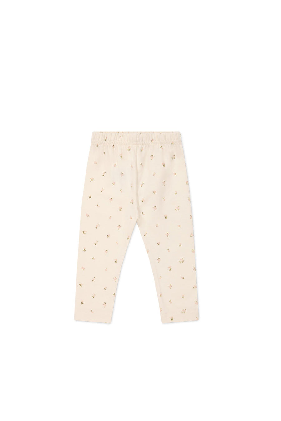 Organic Cotton Everyday Legging - Ditsy Berry Rose Childrens Legging from Jamie Kay Australia