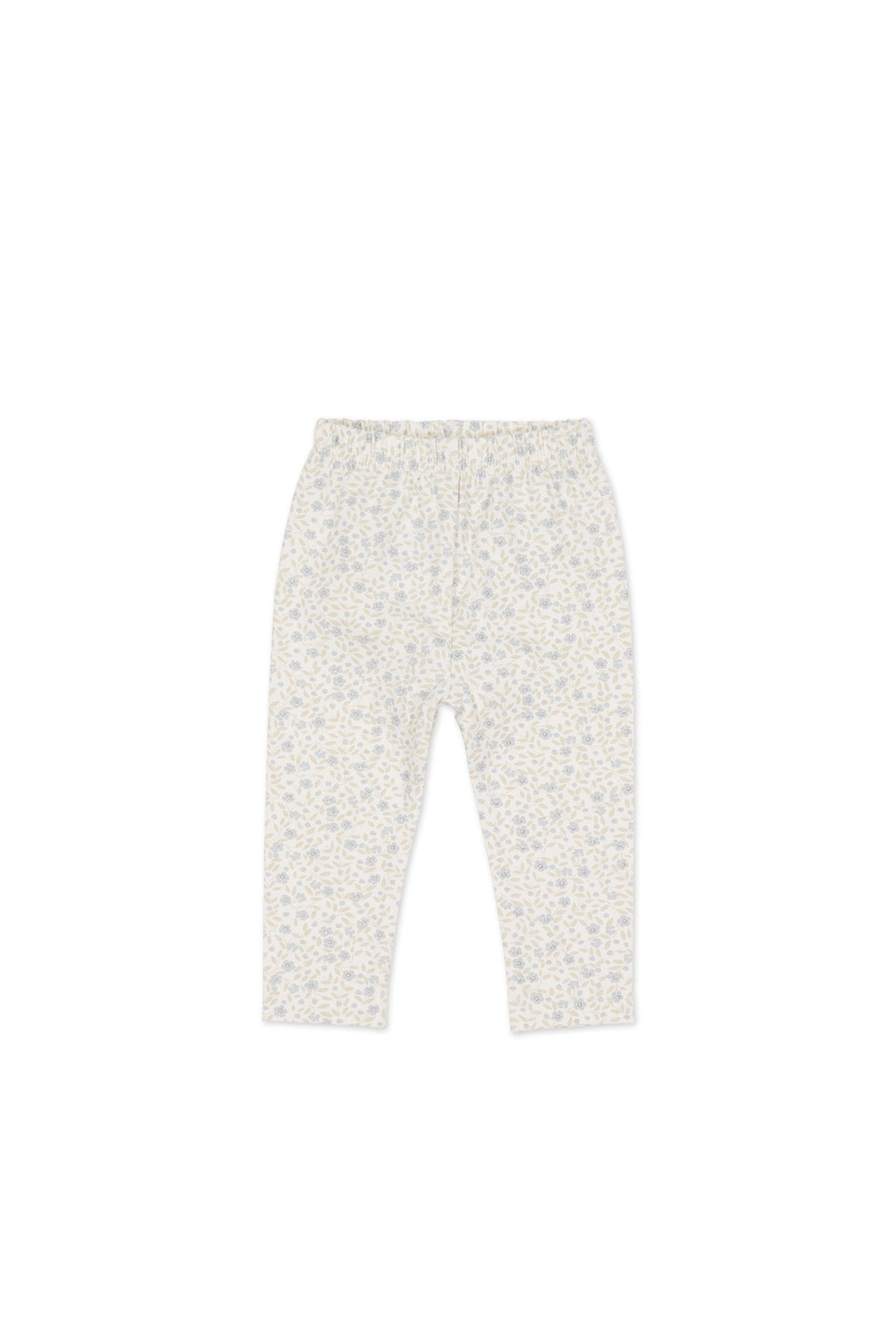 Organic Cotton Everyday Legging - Elodie Whisper White Childrens Legging from Jamie Kay Australia