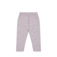 Organic Cotton Everyday Legging - Lulu Bloom Iris Childrens Legging from Jamie Kay Australia