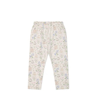 Organic Cotton Everyday Legging - Moons Garden Lavender Childrens Legging from Jamie Kay Australia