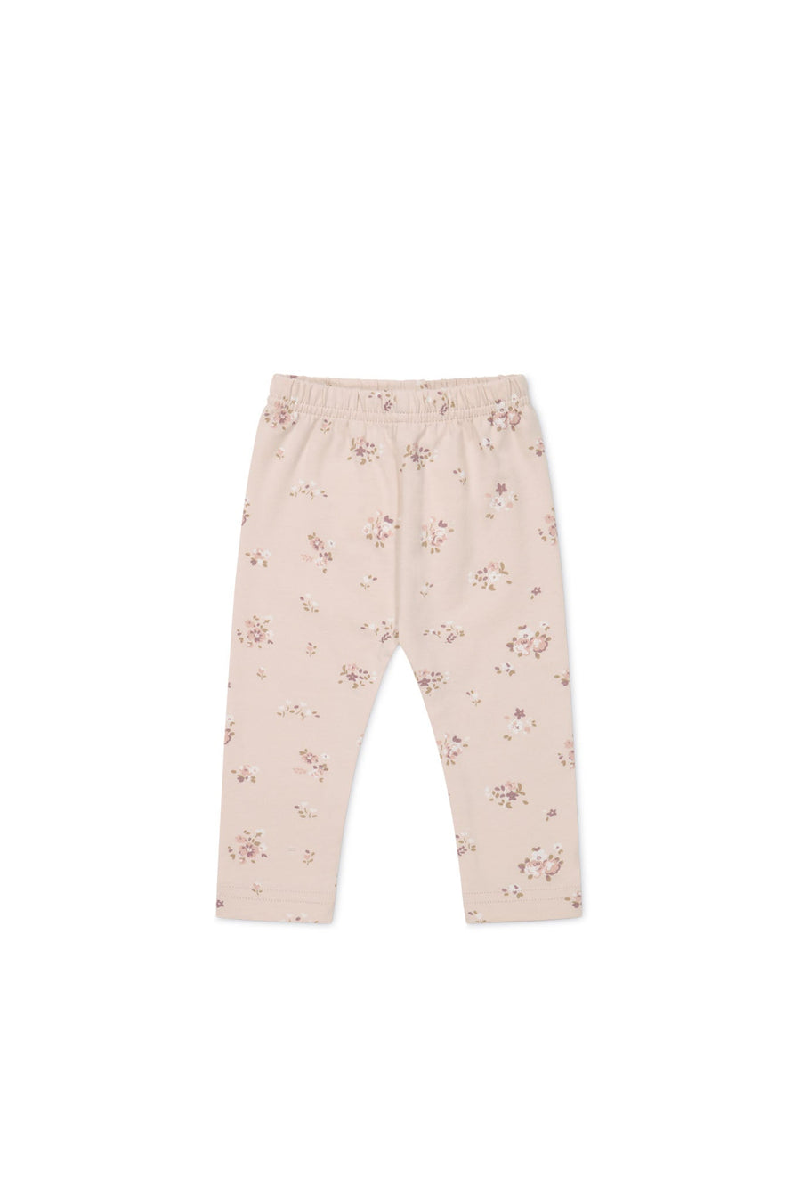 Organic Cotton Everyday Legging - Petite Fleur Soft Peony Childrens Legging from Jamie Kay Australia