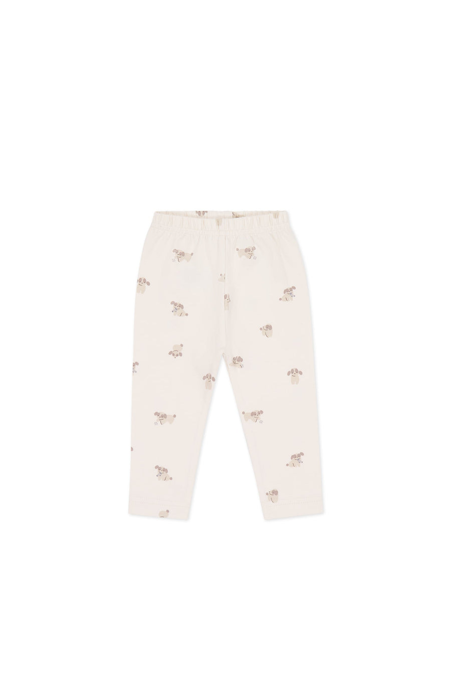 Organic Cotton Everyday Legging - Sasha Puppy Tofu Childrens Legging from Jamie Kay Australia