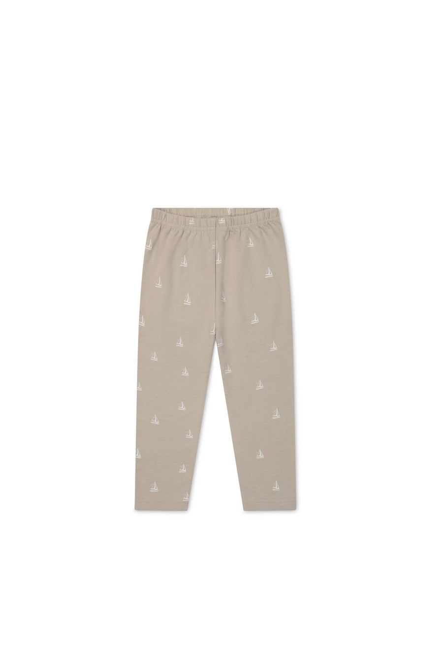 Organic Cotton Everyday Legging - Set Sail Vintage Taupe Childrens Legging from Jamie Kay Australia