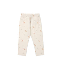 Organic Cotton Everyday Legging - Fable Deer Cloud Childrens Legging from Jamie Kay Australia