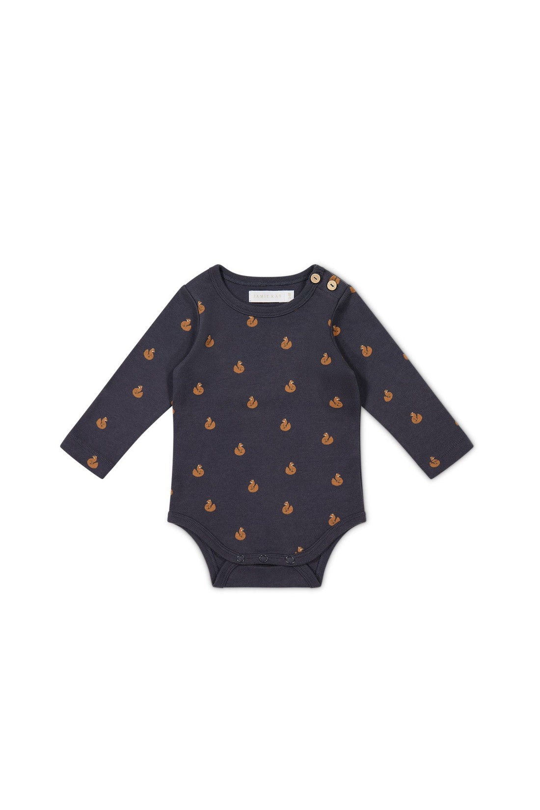 Organic Cotton Fernley Bodysuit - Fox Cubs Constellation Childrens Bodysuit from Jamie Kay Australia