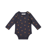 Organic Cotton Fernley Bodysuit - Fox Cubs Constellation Childrens Bodysuit from Jamie Kay Australia