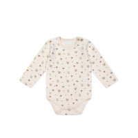 Organic Cotton Fernley Bodysuit - Woodland Friends Childrens Bodysuit from Jamie Kay Australia