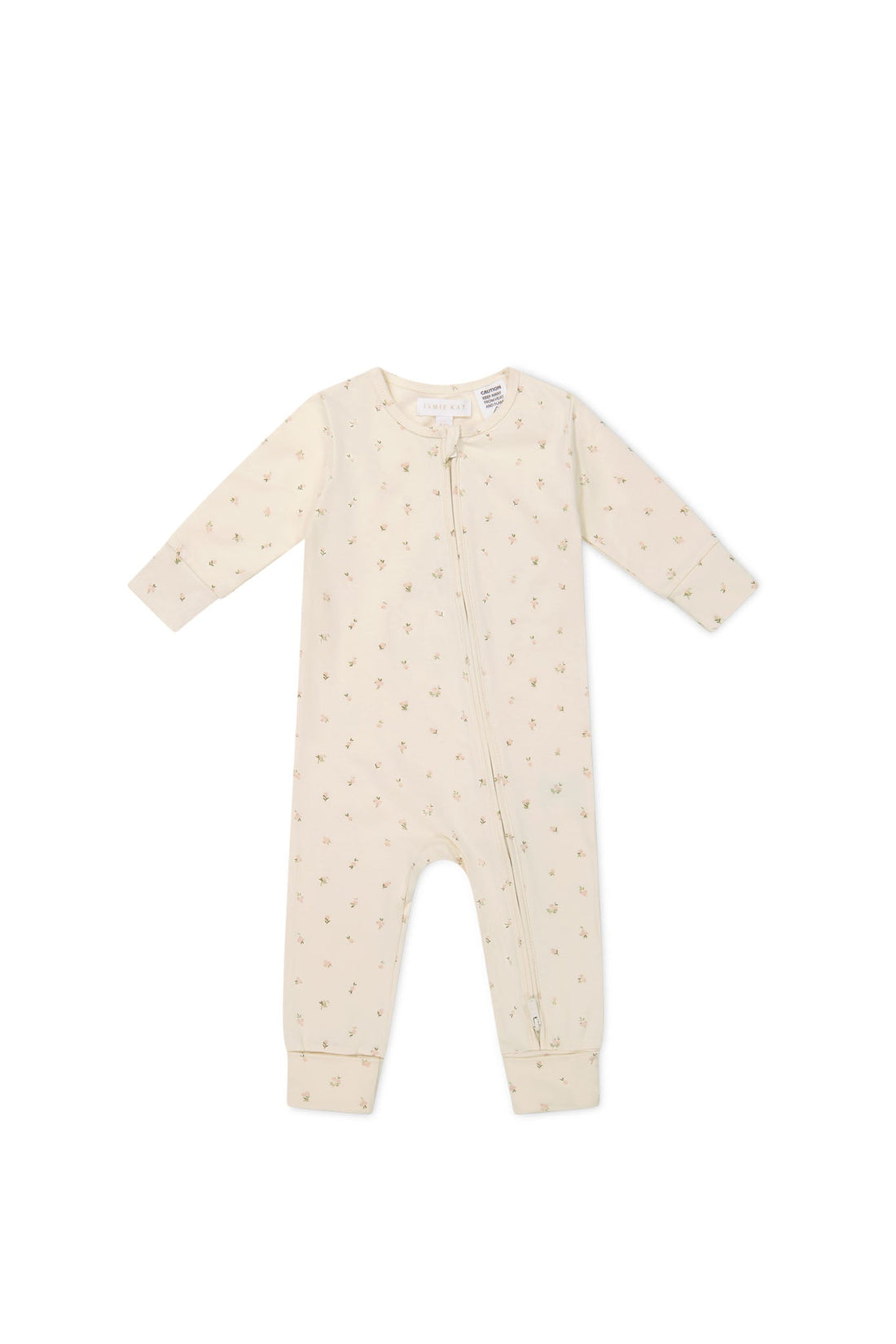 Organic Cotton Frankie Onepiece - Ditsy Berry Rose Childrens Onepiece from Jamie Kay Australia