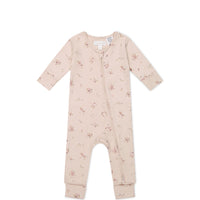 Organic Cotton Frankie Onepiece - Petite Fleur Soft Peony Childrens Onepiece from Jamie Kay Australia