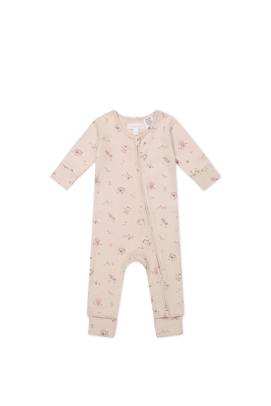 Organic Cotton Frankie Onepiece - Petite Fleur Soft Peony Childrens Onepiece from Jamie Kay Australia