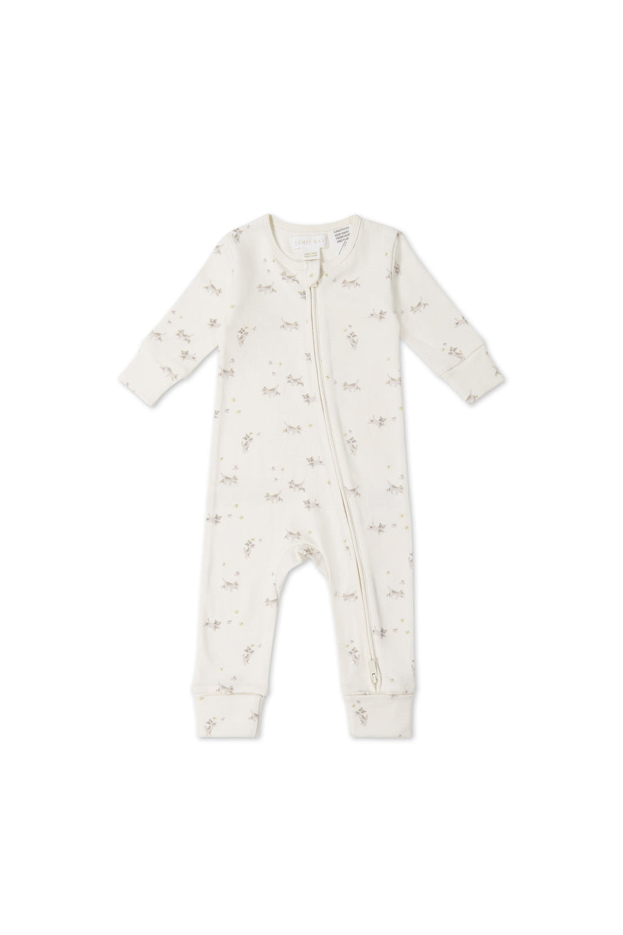 Organic Cotton Frankie Onepiece - Playful Kittens Childrens Onepiece from Jamie Kay Australia