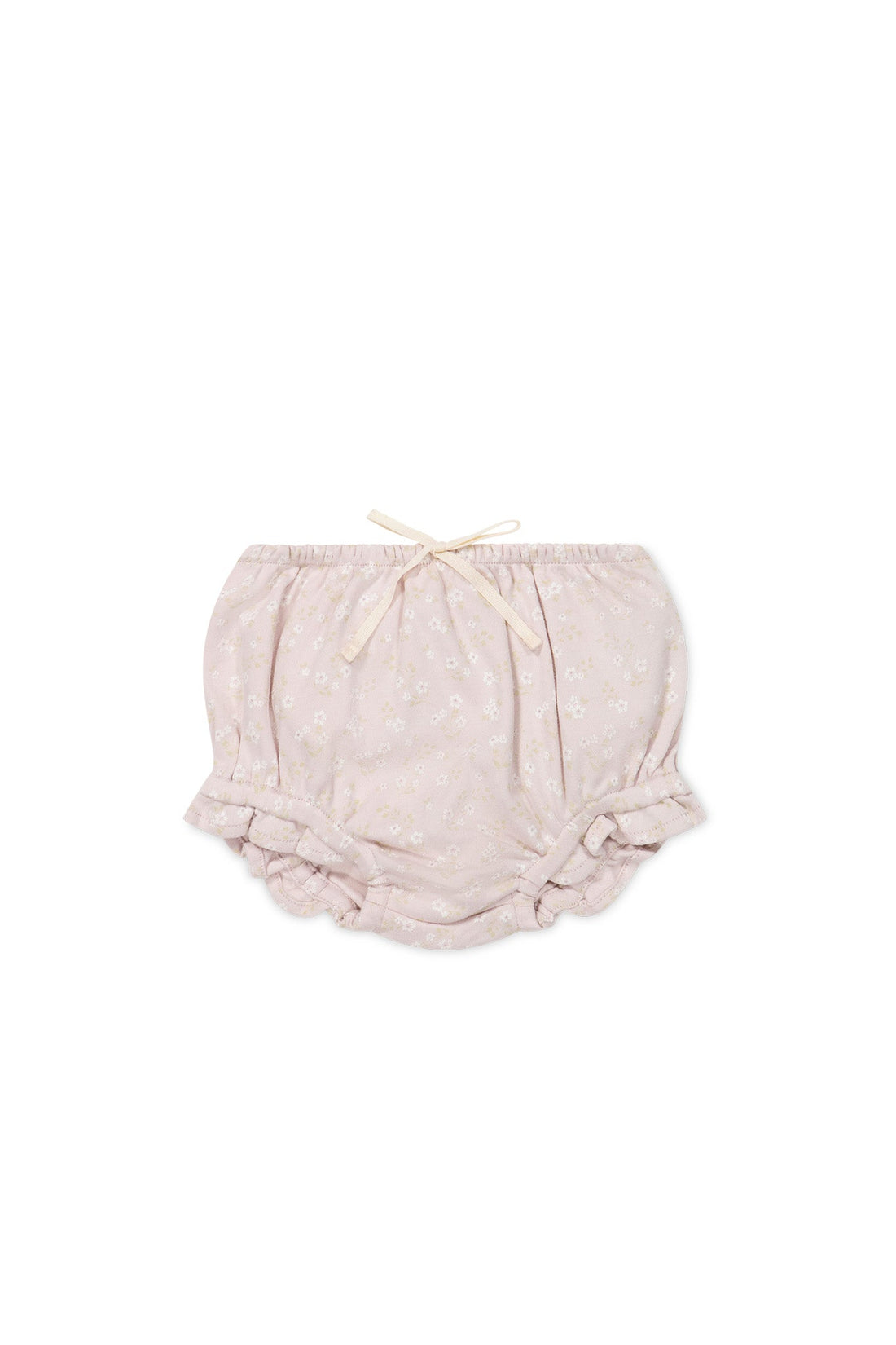 Organic Cotton Frill Bloomer - Addie Lilac Childrens Bloomer from Jamie Kay Australia