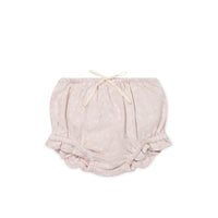 Organic Cotton Frill Bloomer - Addie Lilac Childrens Bloomer from Jamie Kay Australia