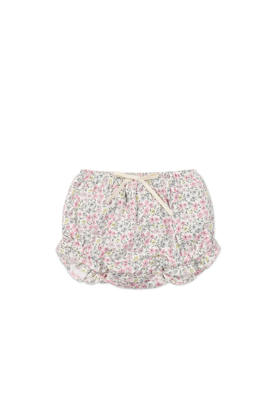 Organic Cotton Frill Bloomer - Fifi Mini Slightly Pink Childrens Bloomer from Jamie Kay Australia