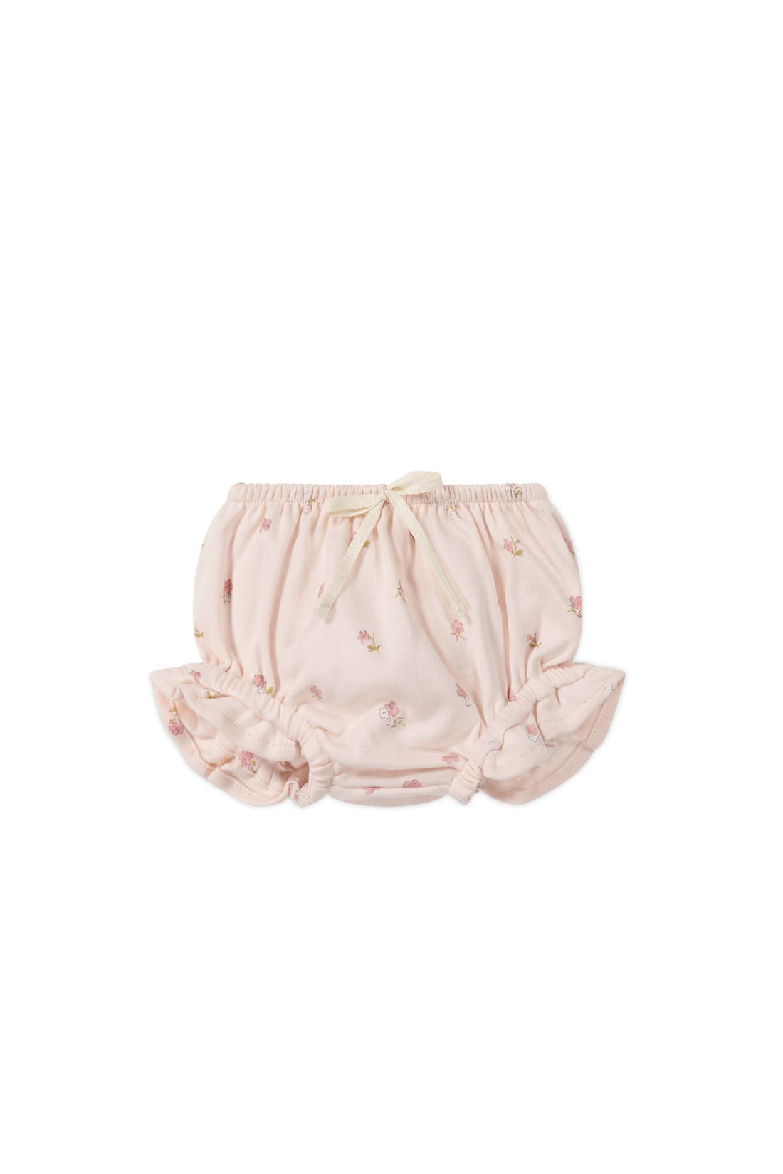 Organic Cotton Frill Bloomer - Meredith Morganite Childrens Bloomer from Jamie Kay Australia