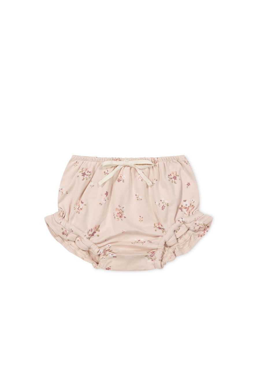 Organic Cotton Frill Bloomer - Petite Fleur Soft Peony Childrens Bloomer from Jamie Kay Australia