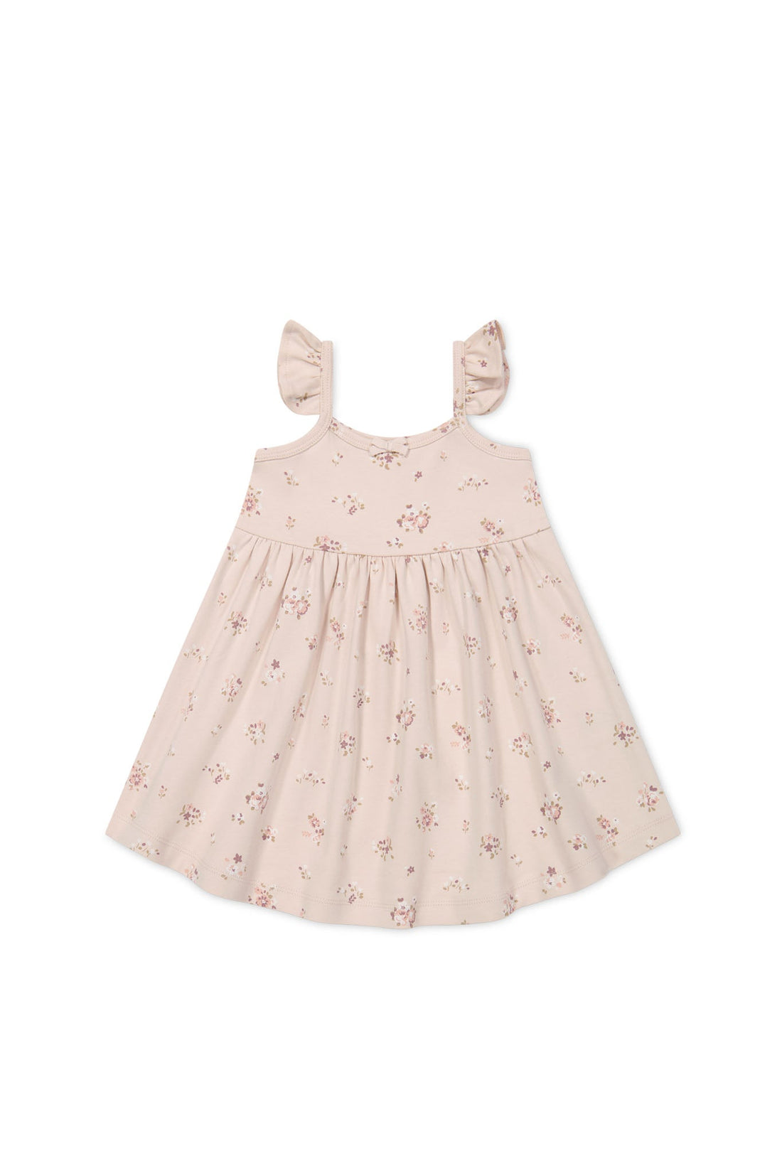 Organic Cotton Gracelyn Dress - Petite Fleur Soft Peony Childrens Dress from Jamie Kay Australia