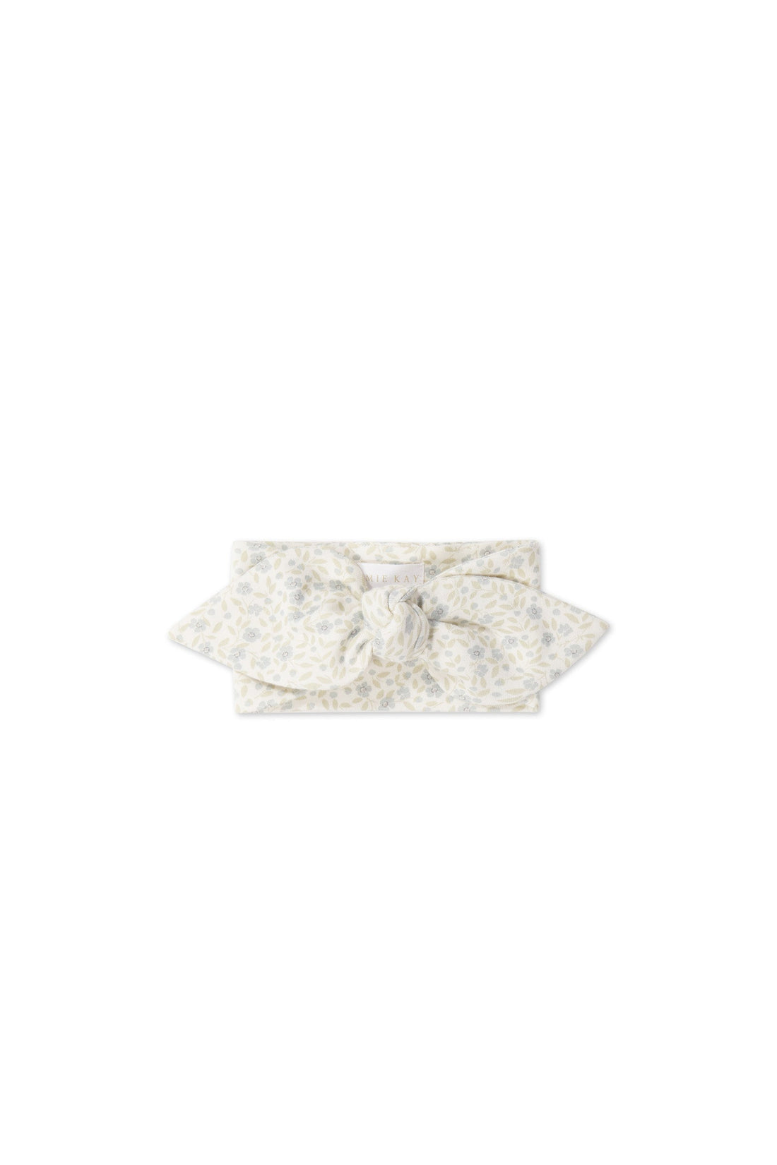 Organic Cotton Headband - Elodie Whisper White Childrens Headband from Jamie Kay Australia
