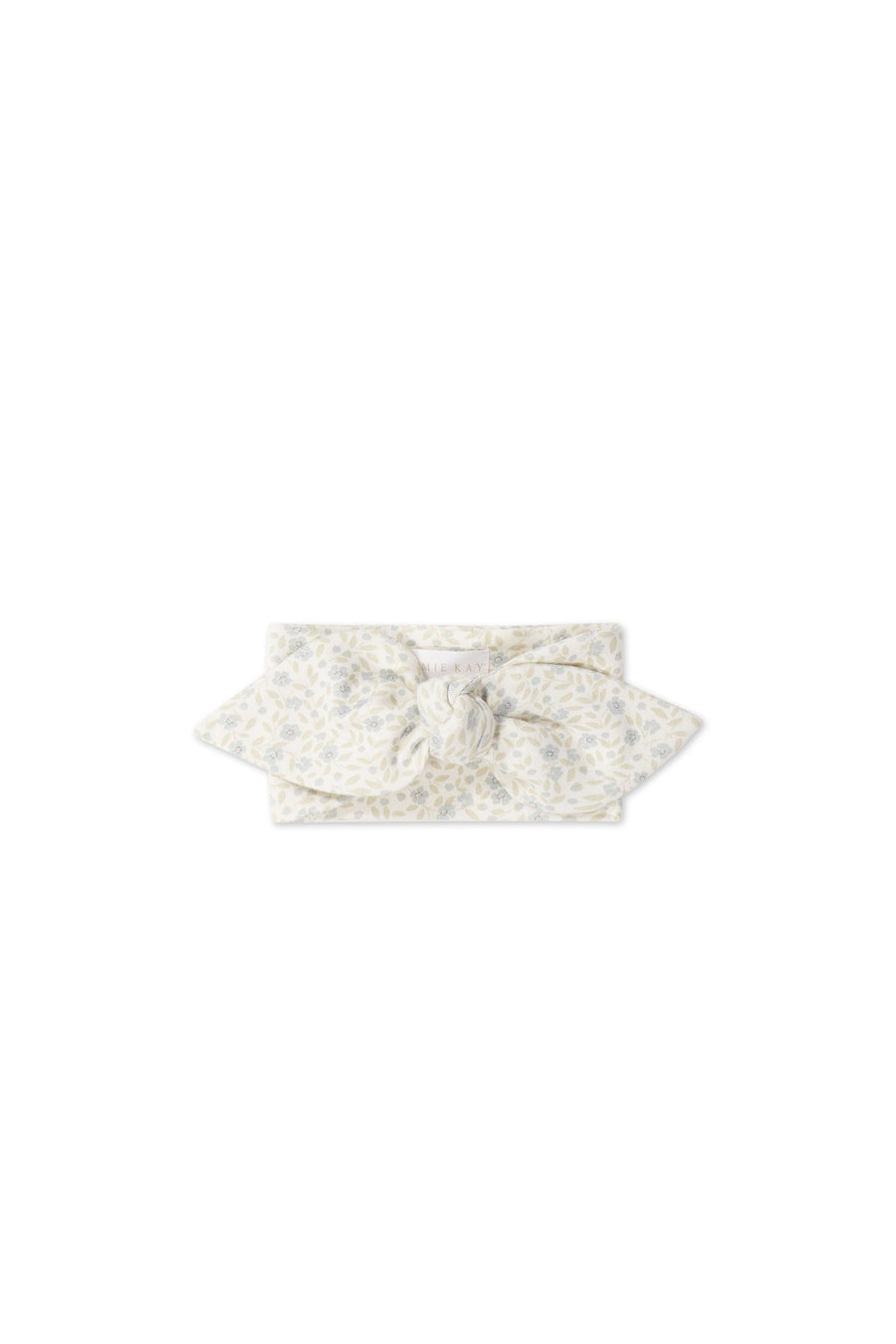 Organic Cotton Headband - Elodie Whisper White Childrens Headband from Jamie Kay Australia