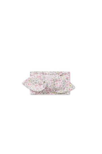 Organic Cotton Headband - Fifi Mini Slightly Pink Childrens Headband from Jamie Kay Australia