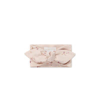 Organic Cotton Headband - Petite Fleur Soft Peony Childrens Headband from Jamie Kay Australia