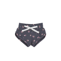 Organic Cotton Ivy Shortie - Simone Lava Childrens Short from Jamie Kay Australia