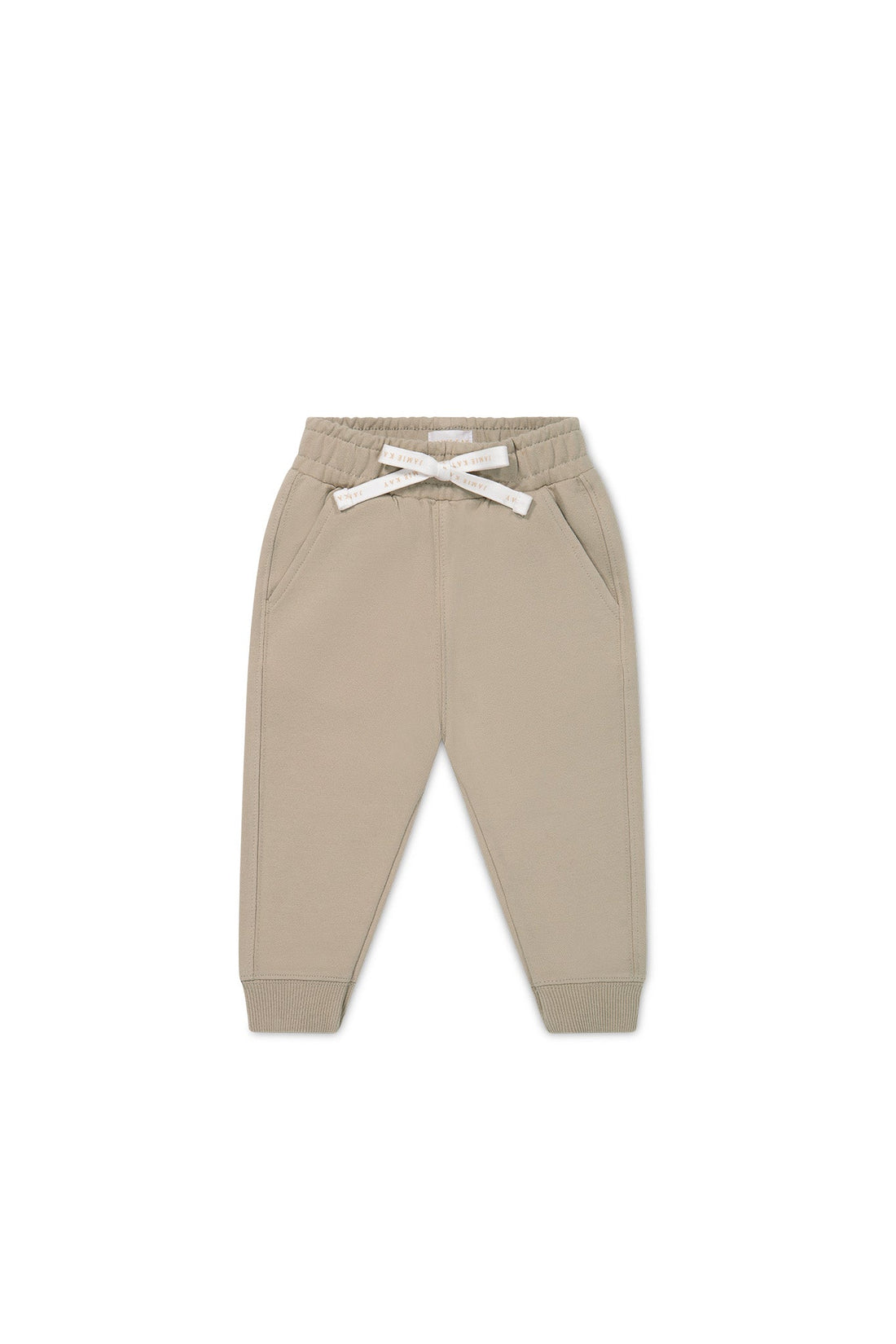 Organic Cotton Jalen Track Pant - Fawn Childrens Pant from Jamie Kay Australia