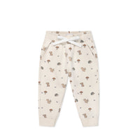 Organic Cotton Jalen Track Pant - Woodland Friends Childrens Pant from Jamie Kay Australia