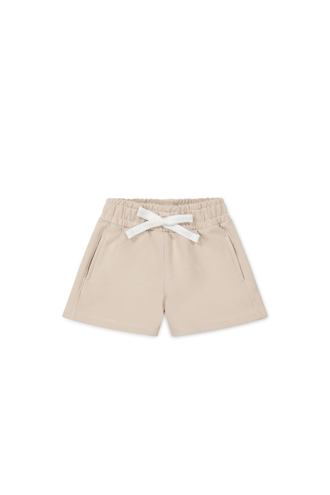 Organic Cotton Jalen Short - Soft Sand Childrens Short from Jamie Kay Australia