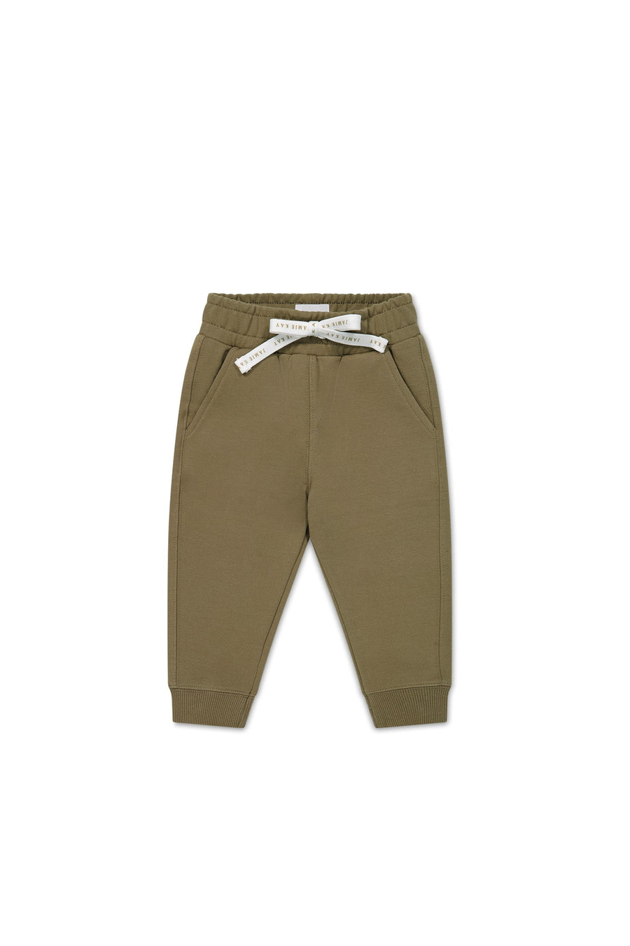 Organic Cotton Jalen Track Pant - Oak Childrens Pant from Jamie Kay Australia