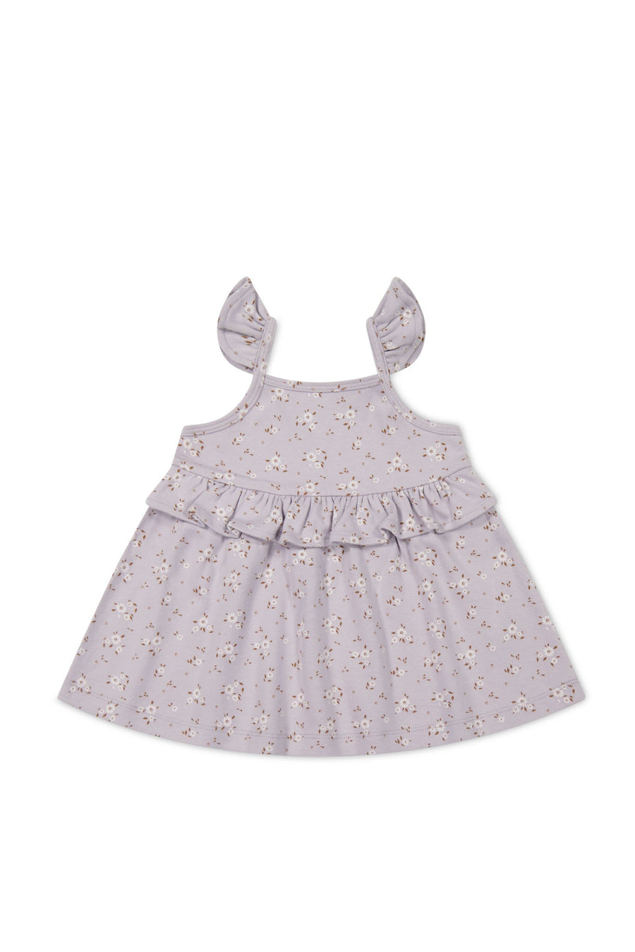 Organic Cotton Kaia Top - Lulu Bloom Iris Childrens Top from Jamie Kay Australia