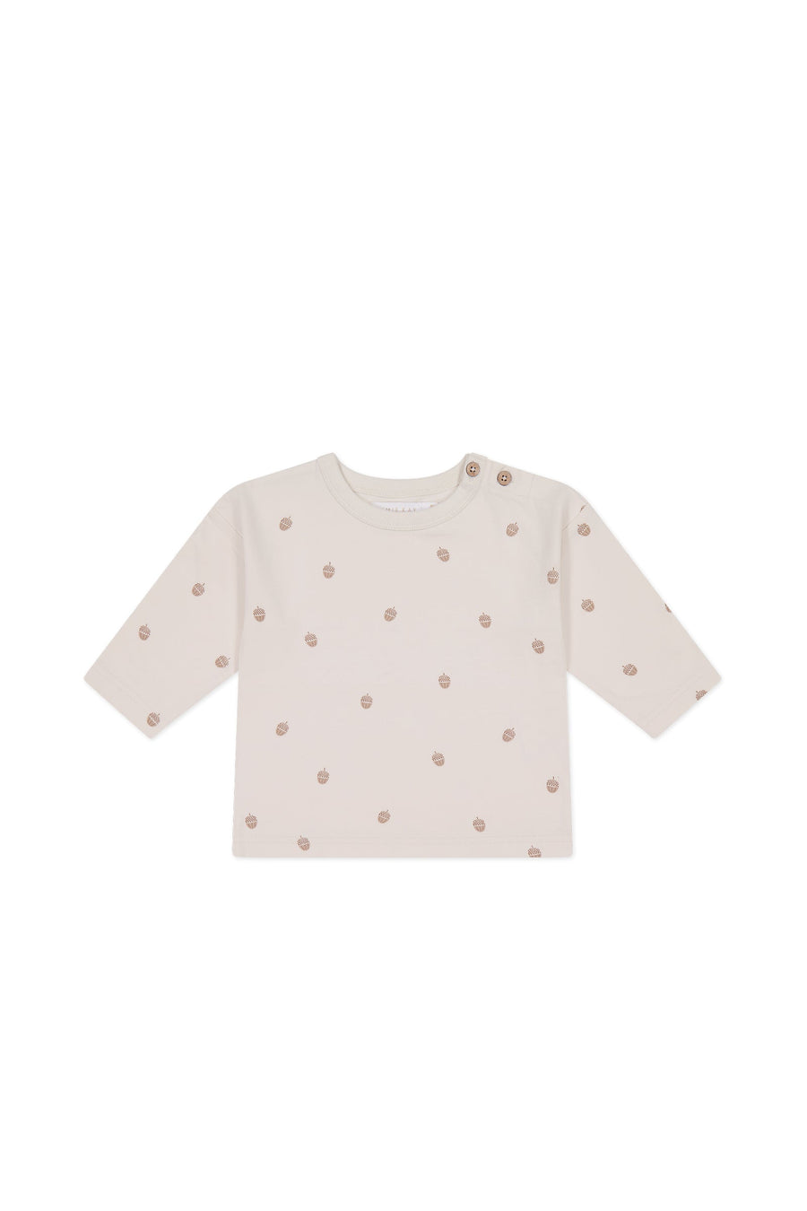 Organic Cotton Levi Long Sleeve Top - Acorns Tofu Childrens Top from Jamie Kay Australia