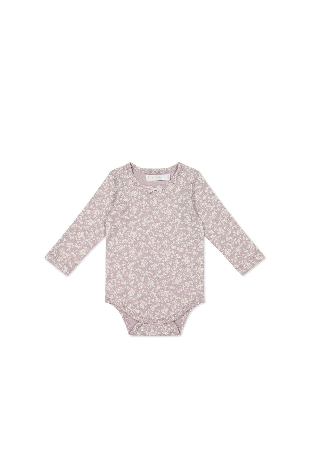 Organic Cotton Long Sleeve Bodysuit - Sadie Luna Childrens Bodysuit from Jamie Kay Australia