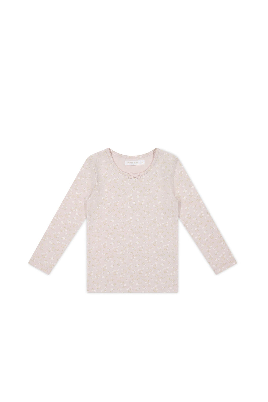 Organic Cotton Long Sleeve Top - Addie Lilac Childrens Top from Jamie Kay Australia