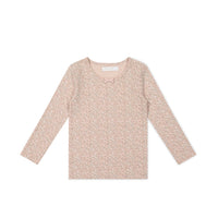 Organic Cotton Long Sleeve Top - Amber Rose Childrens Top from Jamie Kay Australia