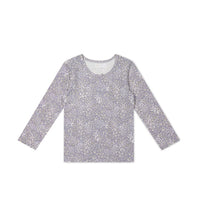 Organic Cotton Long Sleeve Top - April Lilac Childrens Top from Jamie Kay Australia