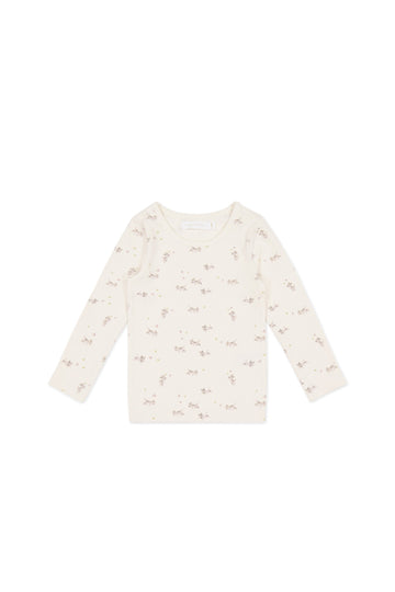 Organic Cotton Long Sleeve Top - Playful Kittens Childrens Top from Jamie Kay Australia